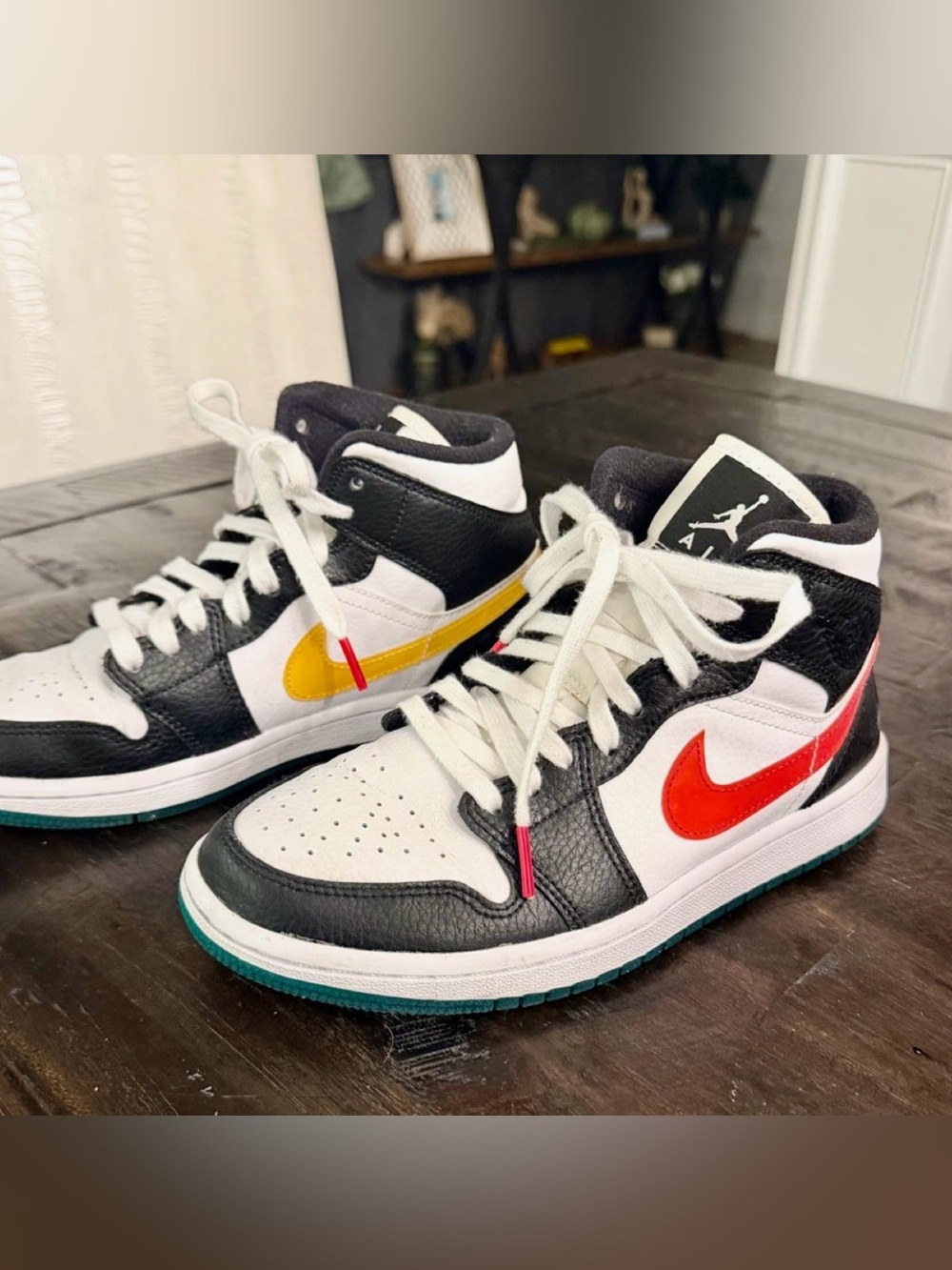 Jordan Black Toe Colorblock Sneakers